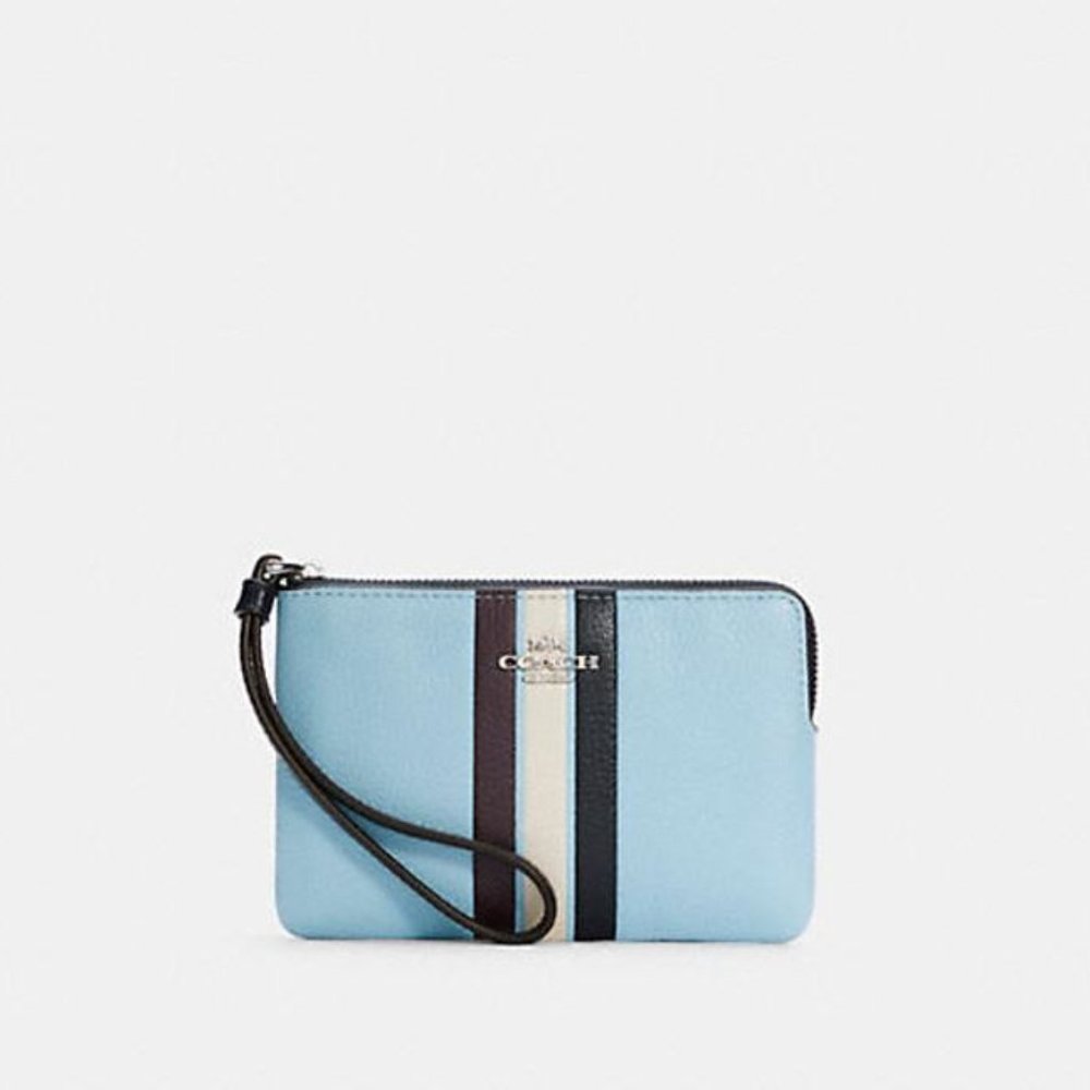 NWT Coach Wristlet Blue